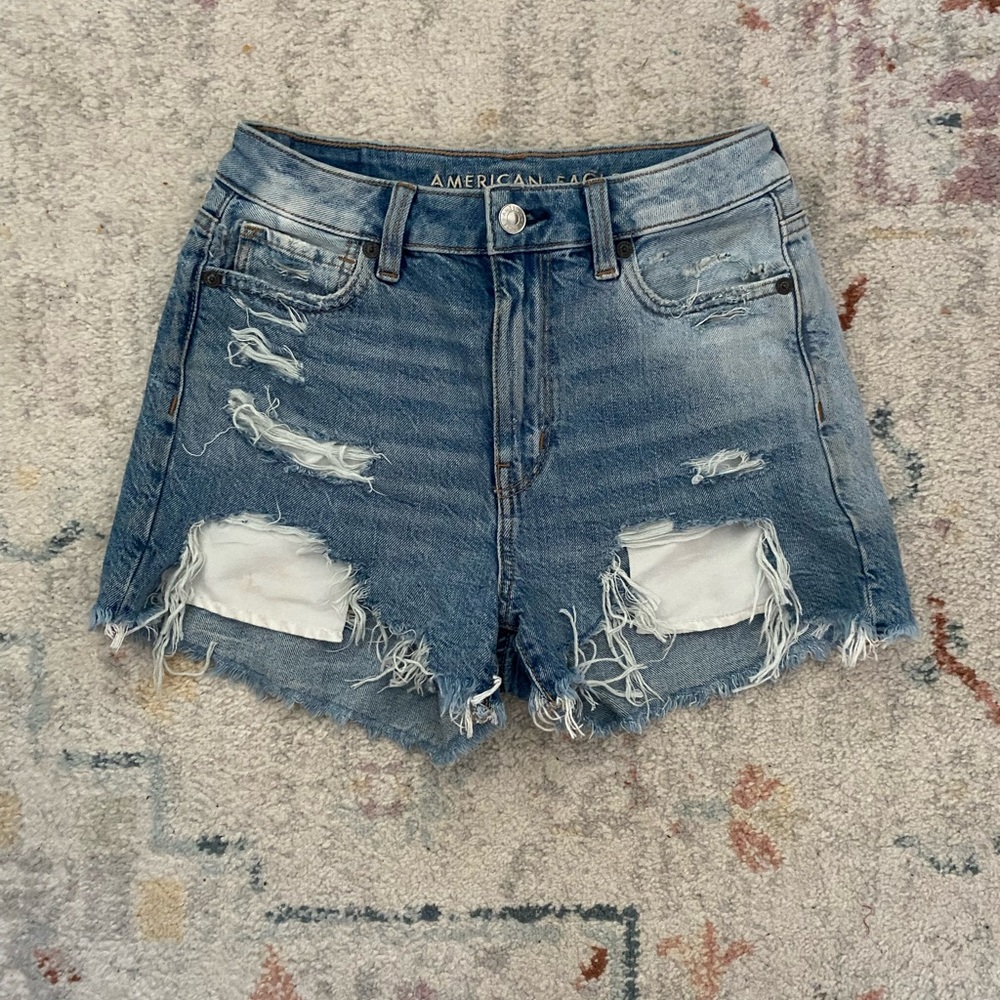 American Eagle Cut Off Distressed Ripped Shorts